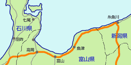 富山県地図