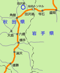 秋田地図