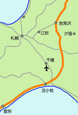 苫小牧地図